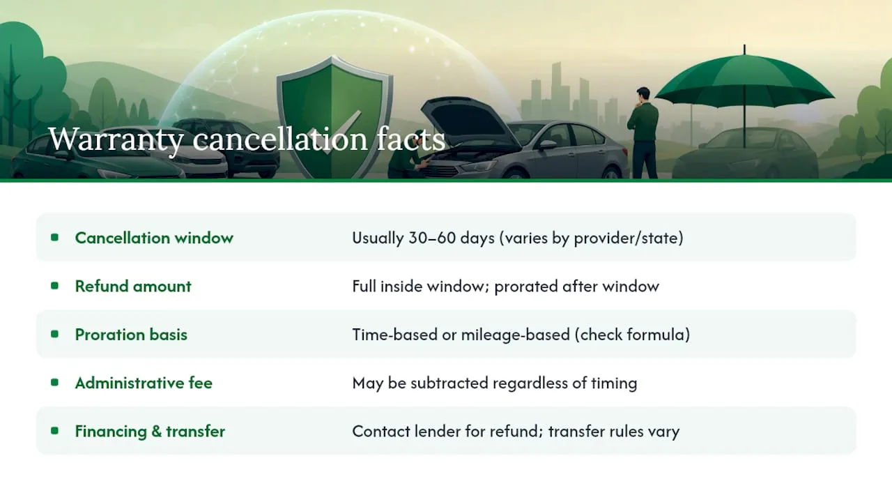 Can You Cancel an Extended Warranty and Get a Refund? — overview diagram